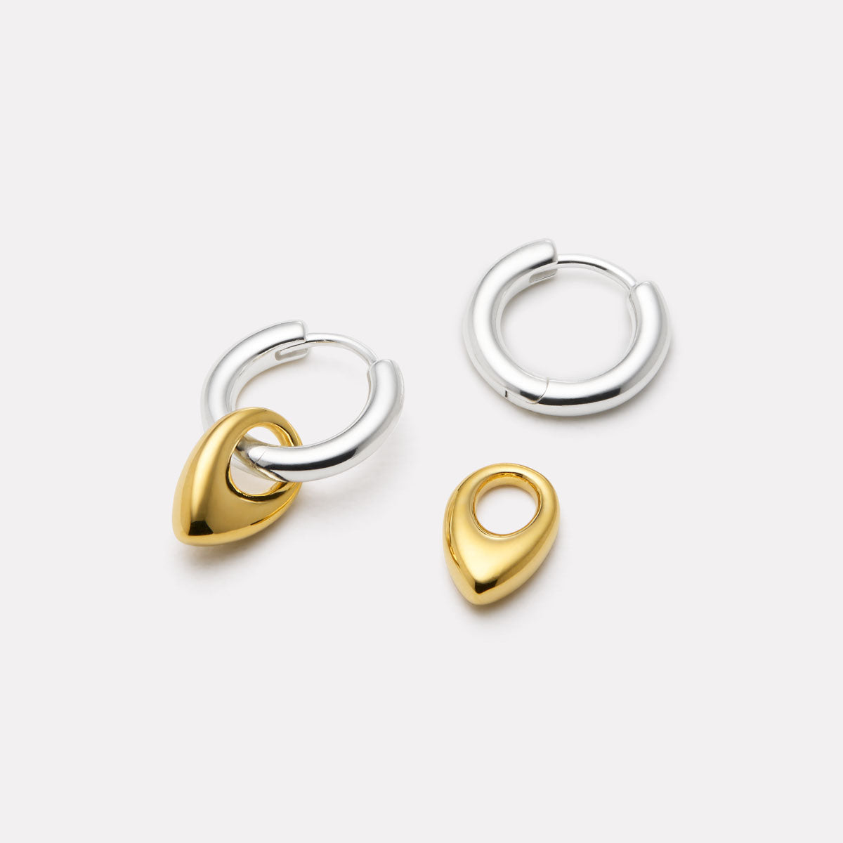 Najo Petal Huggie Earrings