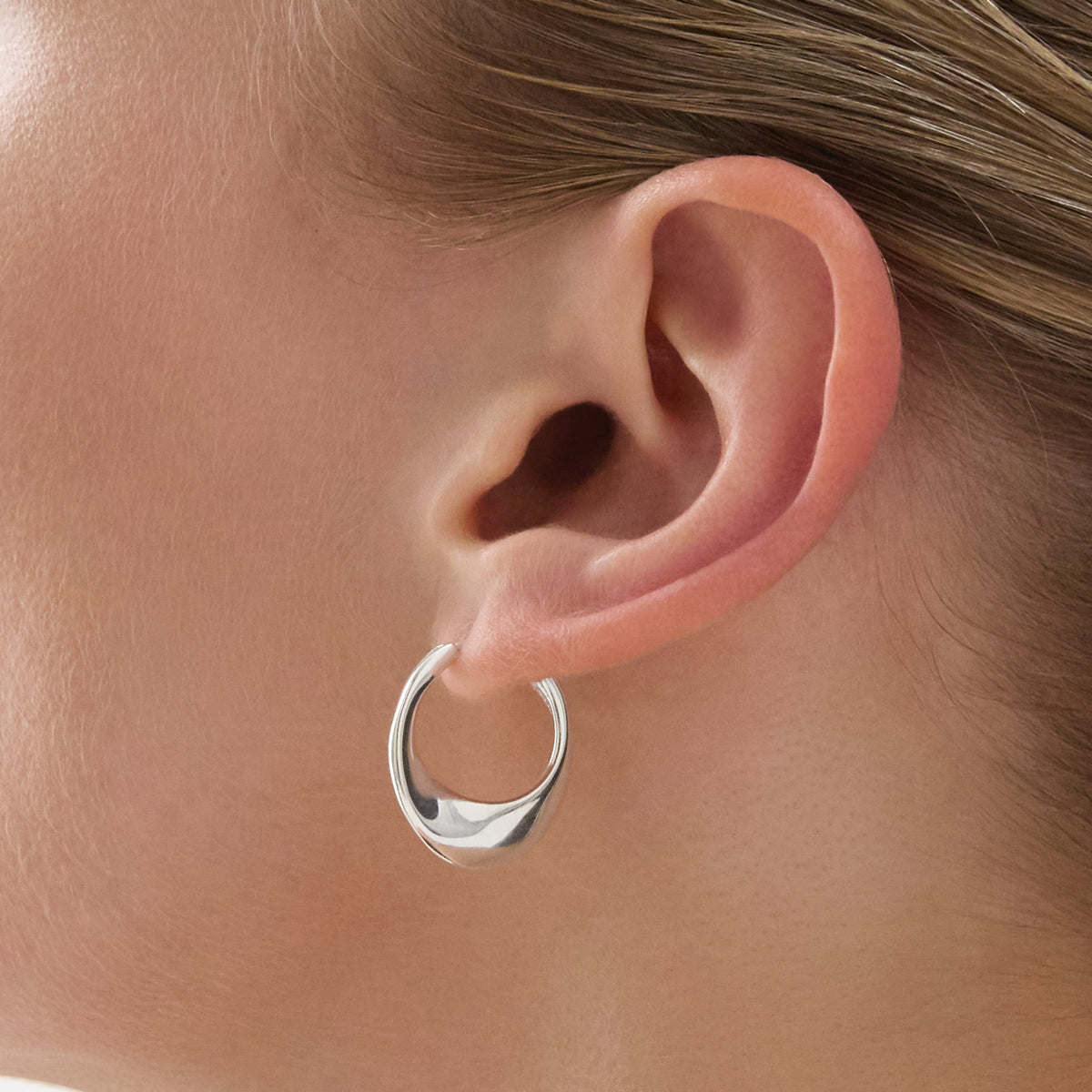 NAJO Rise Earrings Silver