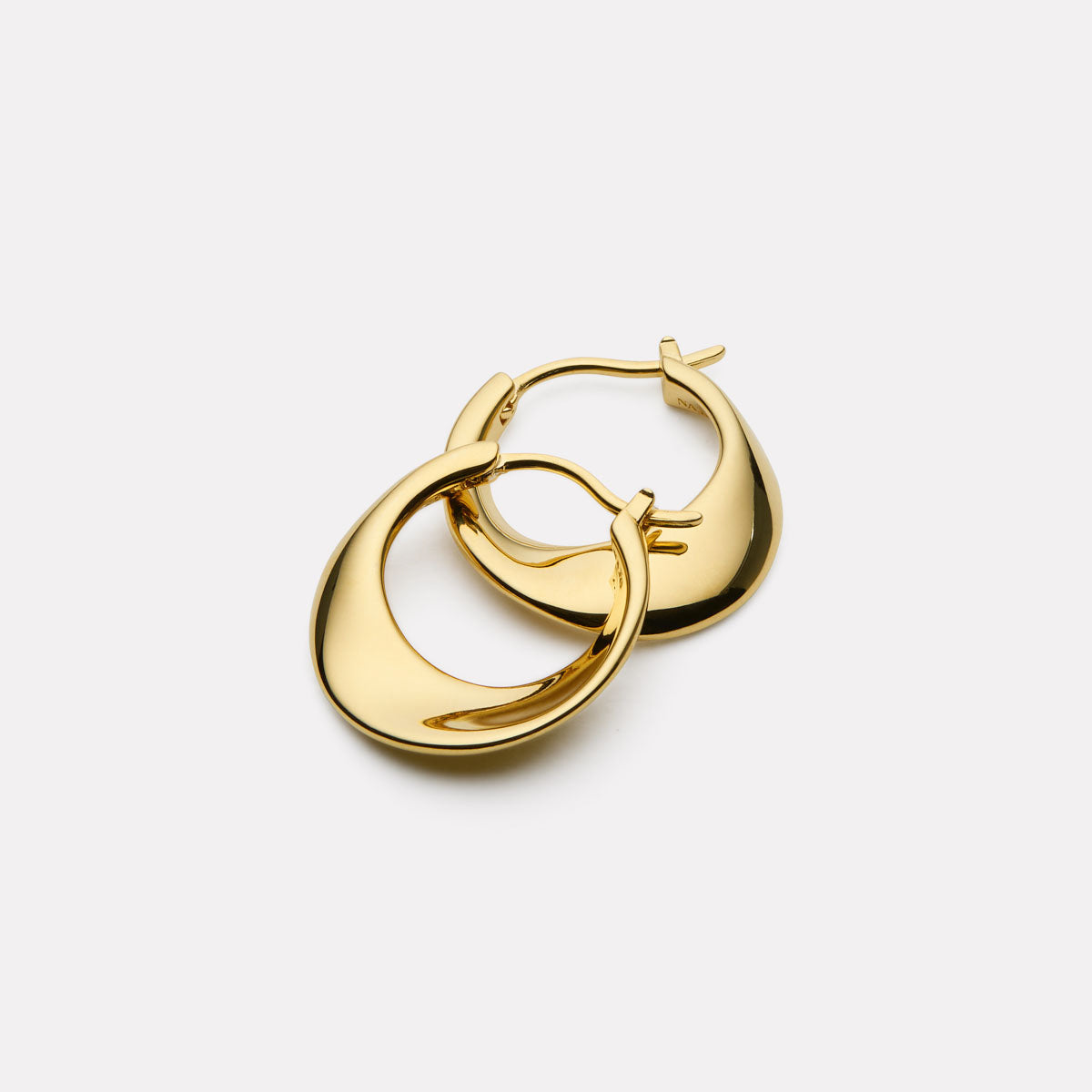 NAJO Rise Earrings Yellow Gold Plated