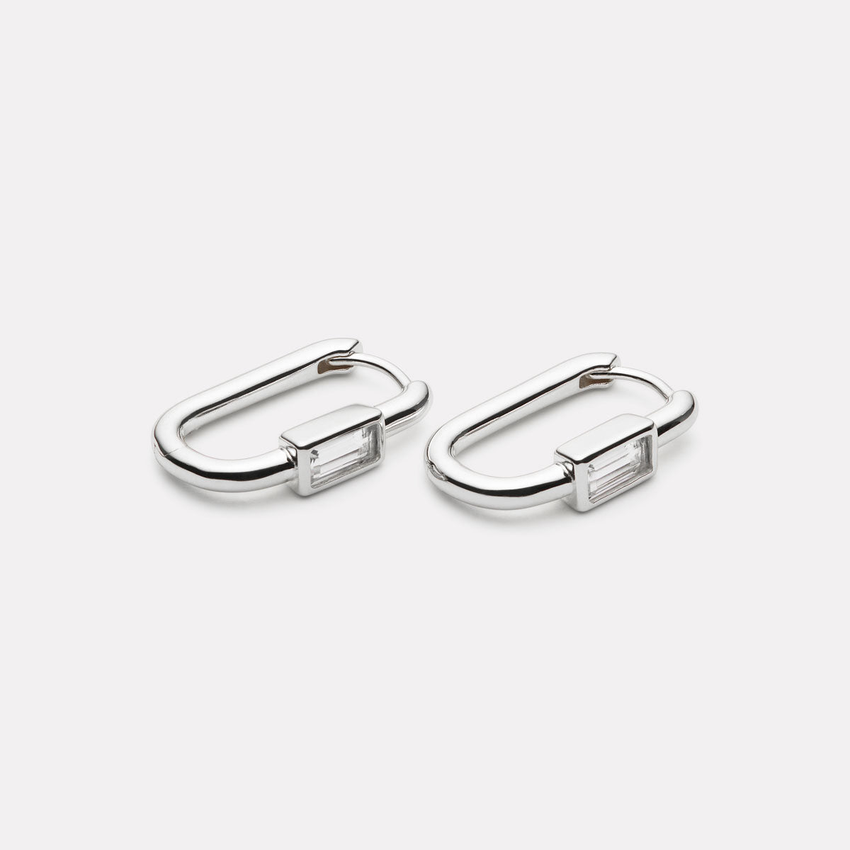 NAJO Skye Cubic Zirconia Earrings Silver
