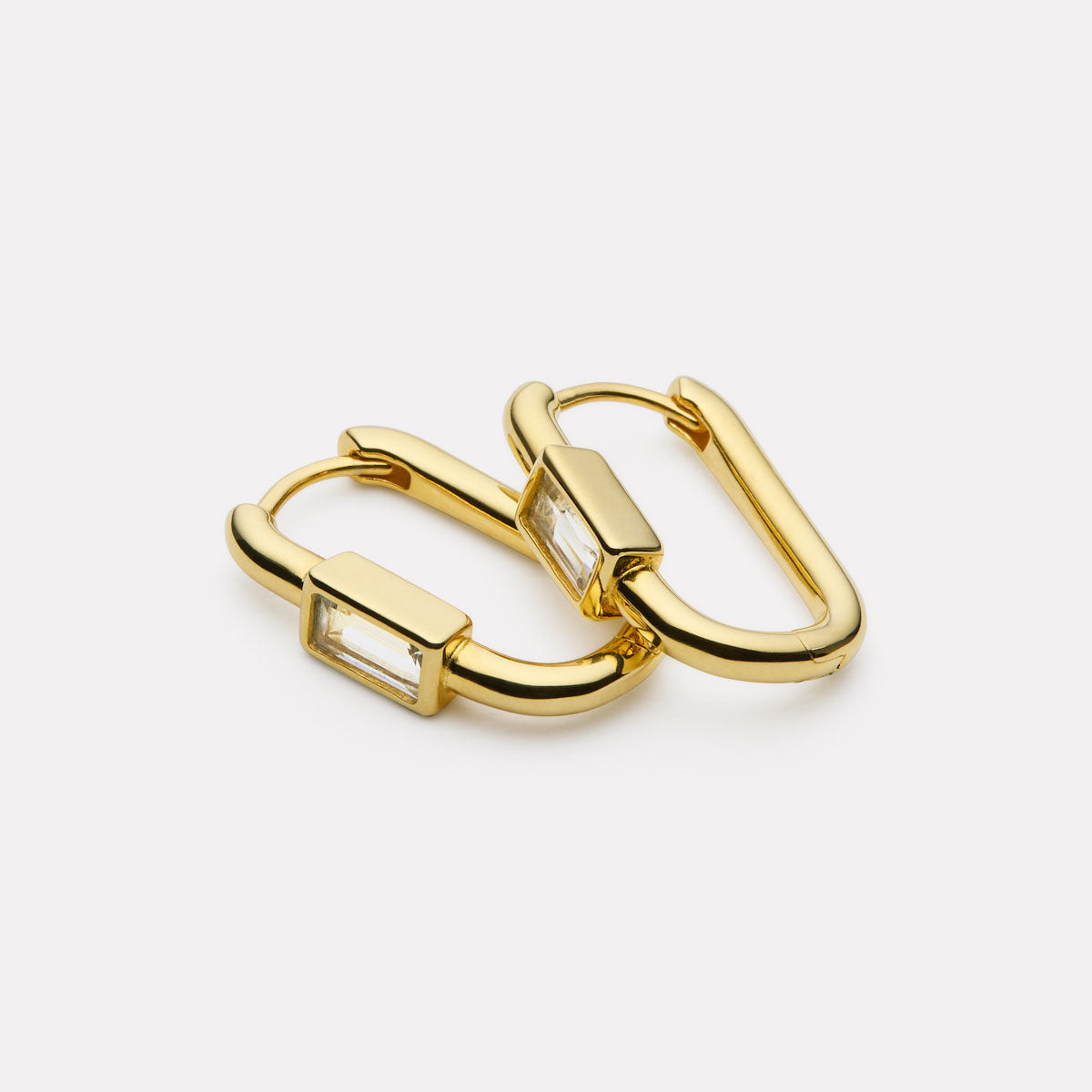 NAJO Skye Cubic Zirconia Earrings Yellow Gold Plated