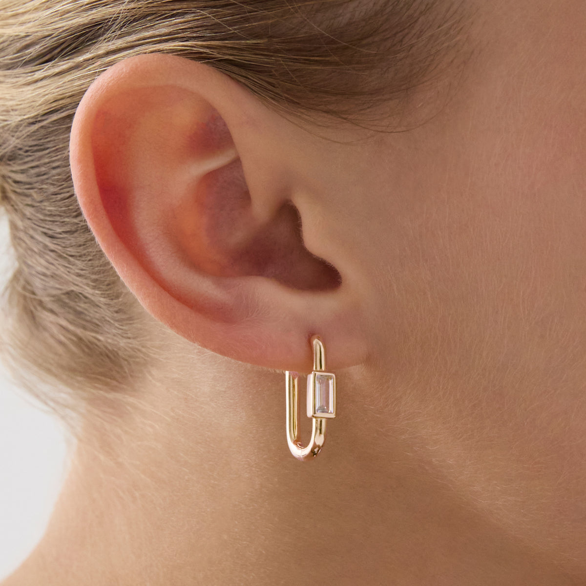 NAJO Skye Cubic Zirconia Earrings Rose Gold Plated