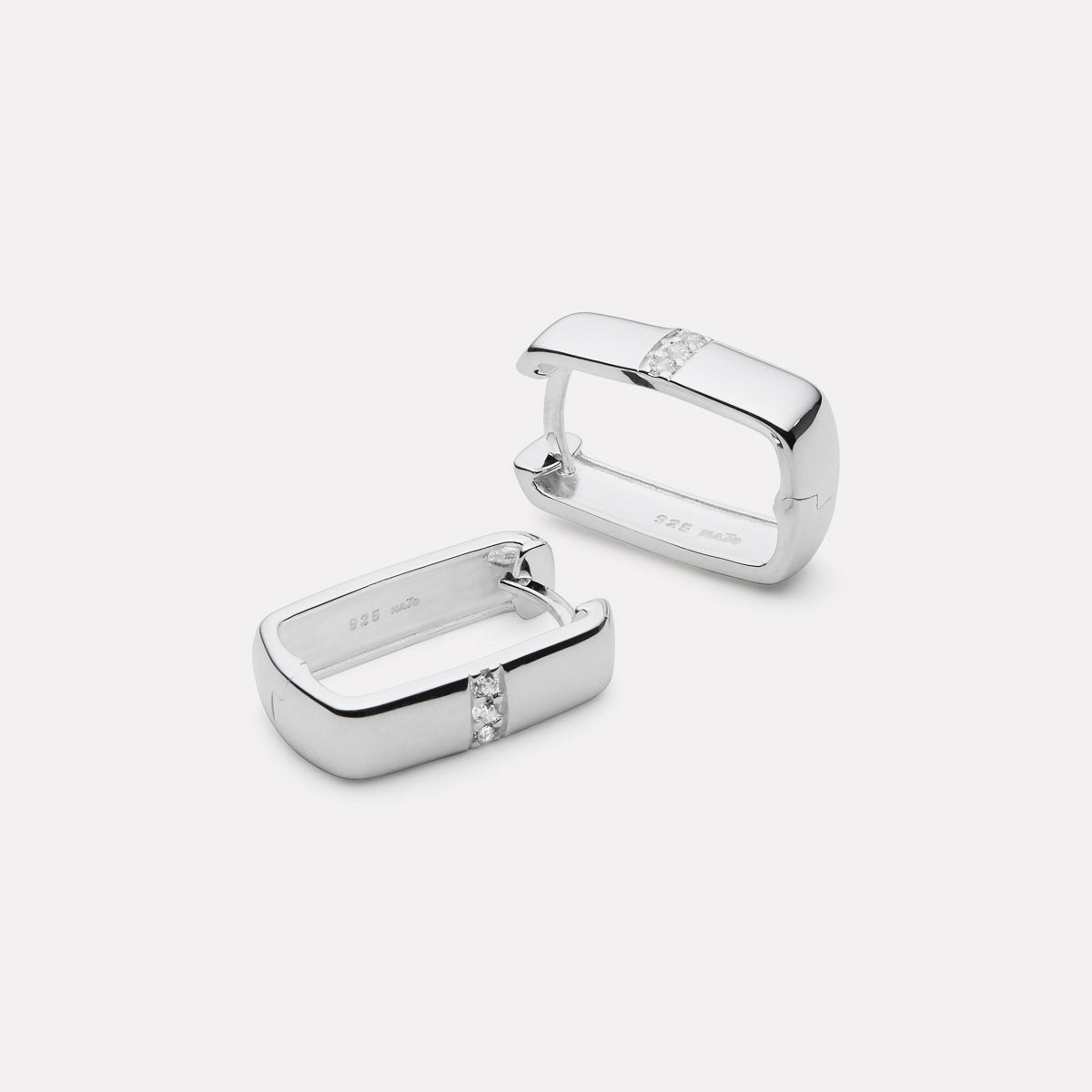 NAJO Starlight Cubic Zirconia Earrings Silver