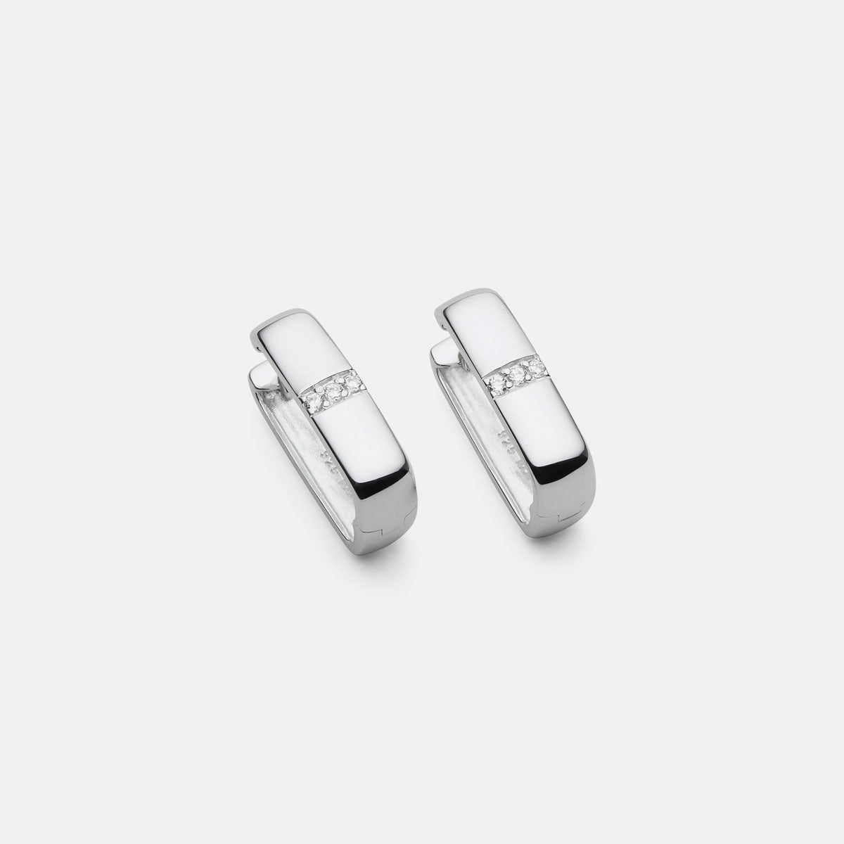 NAJO Starlight Cubic Zirconia Earrings Silver