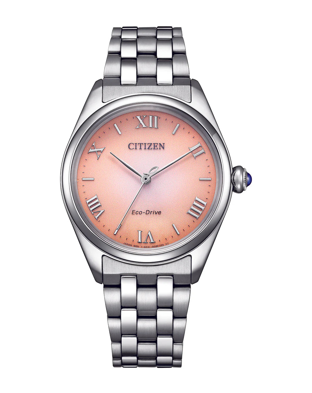 Citizen Eco-Drive Orange Dial Watch, 33mm