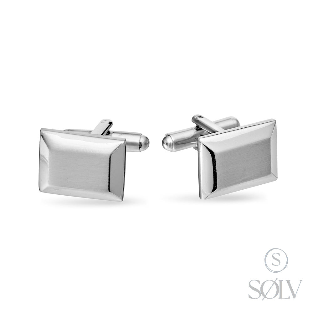 Solv Stainless Steel Polished Cufflinks