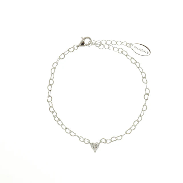 Georgini Sweetheart Silver Chain Bracelet