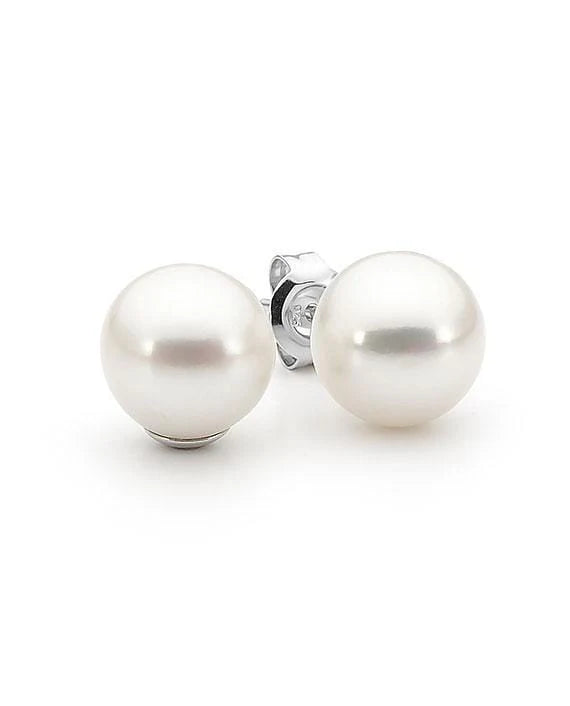 Sterling Silver 9mm Freshwater Pearl stud earrings