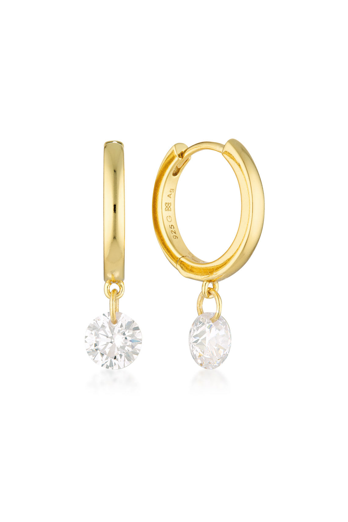 Georgini Mirage Alice Droplet Earrings Gold