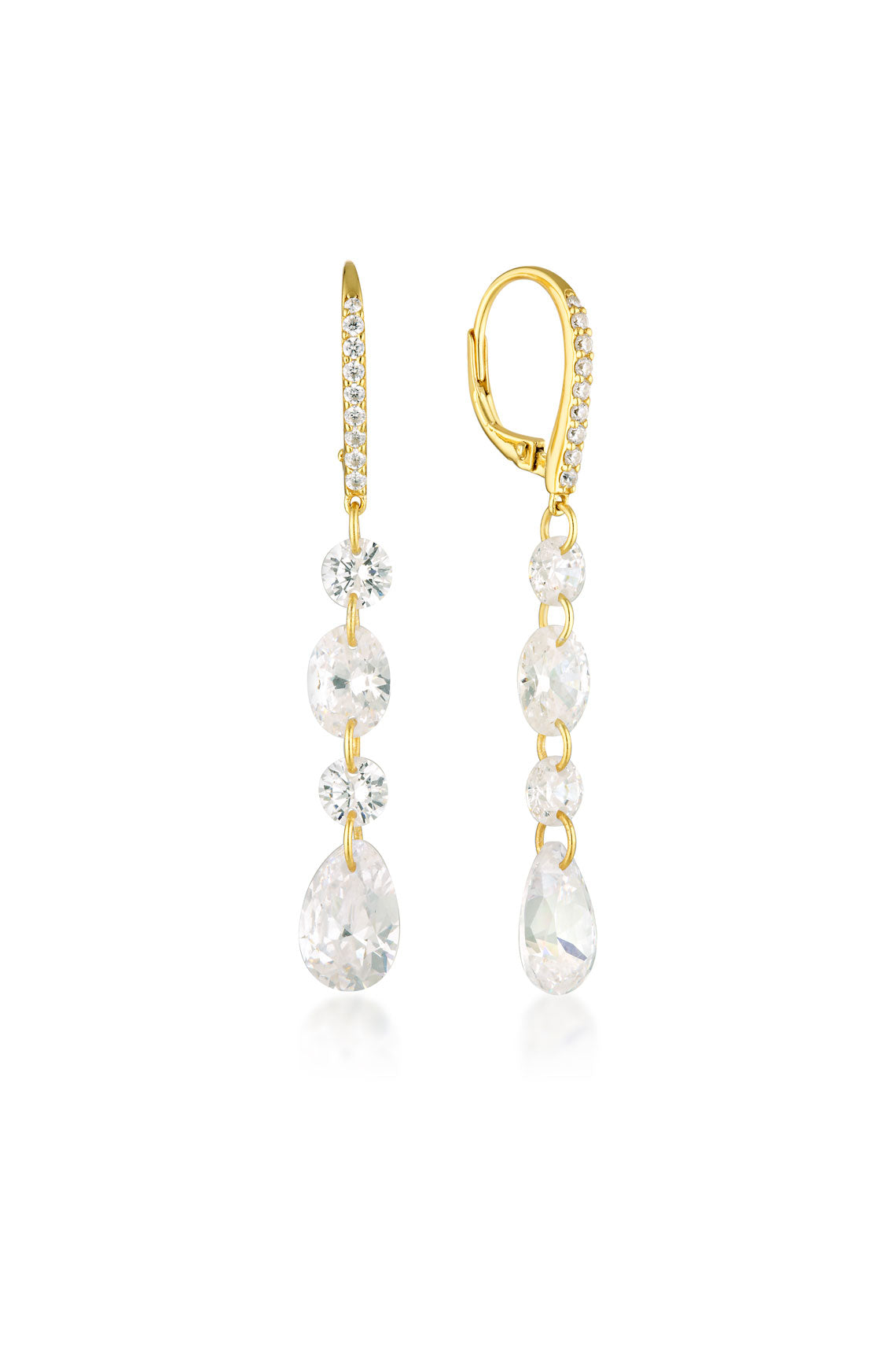 Georgini Mirage Augusta Earrings - Gold