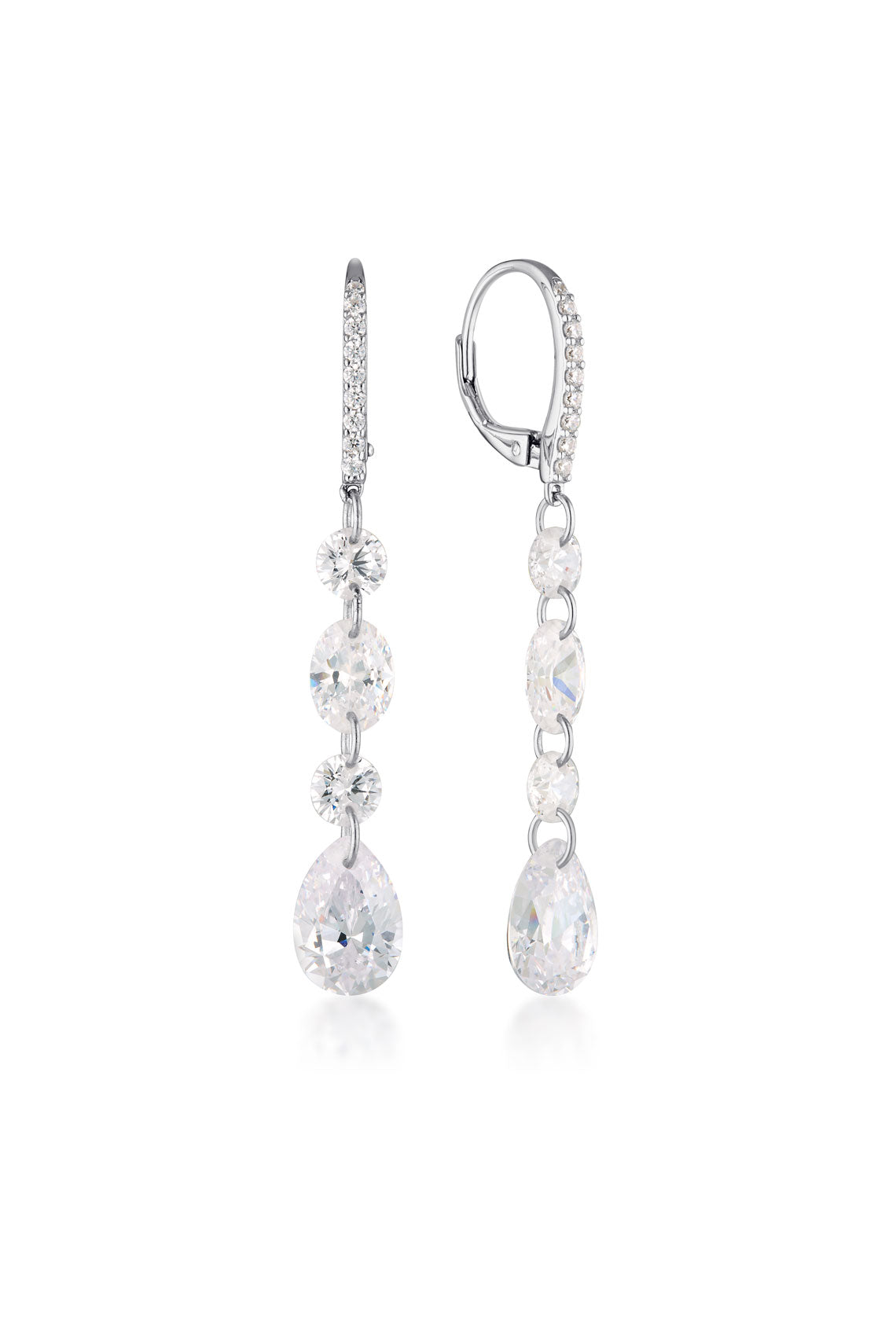 Georgini Mirage Olga Earrings Silver