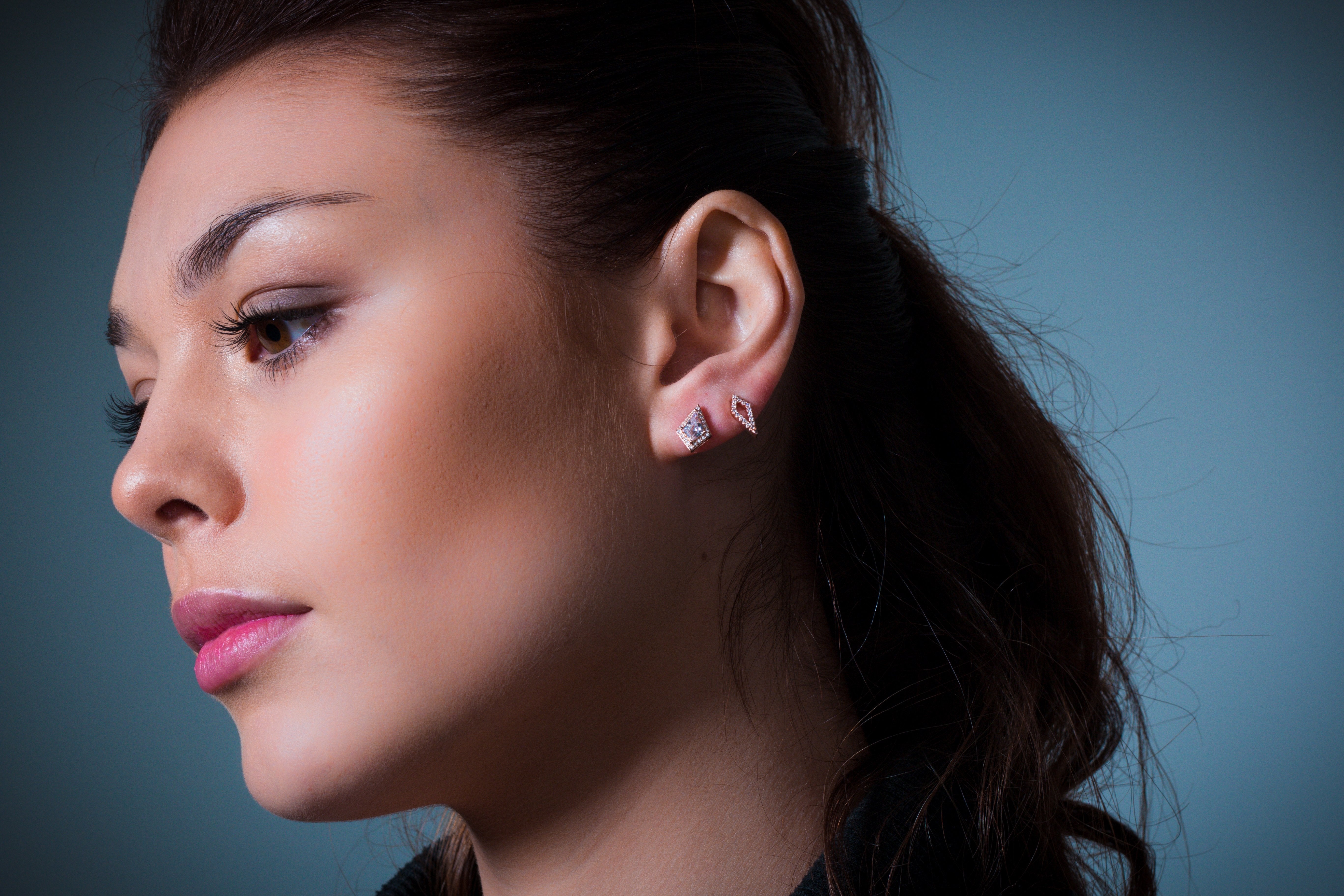 Georgini Rock Star Kite Rose Gold Earrings