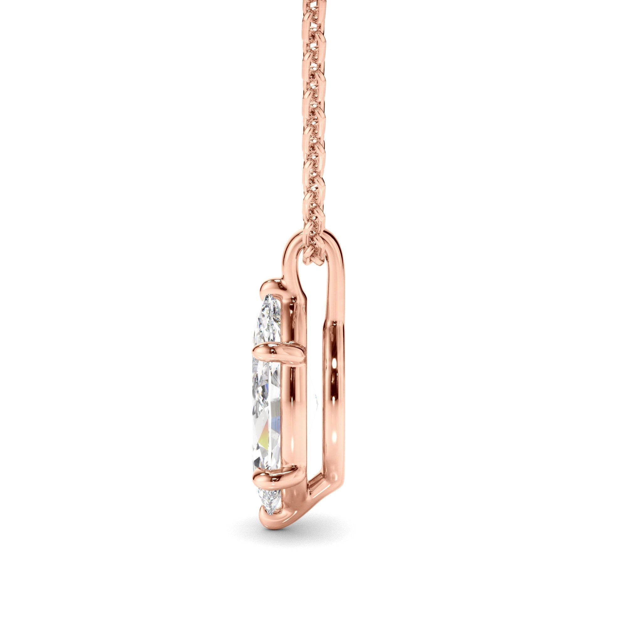 Marquise Cut Diamond Pendant
