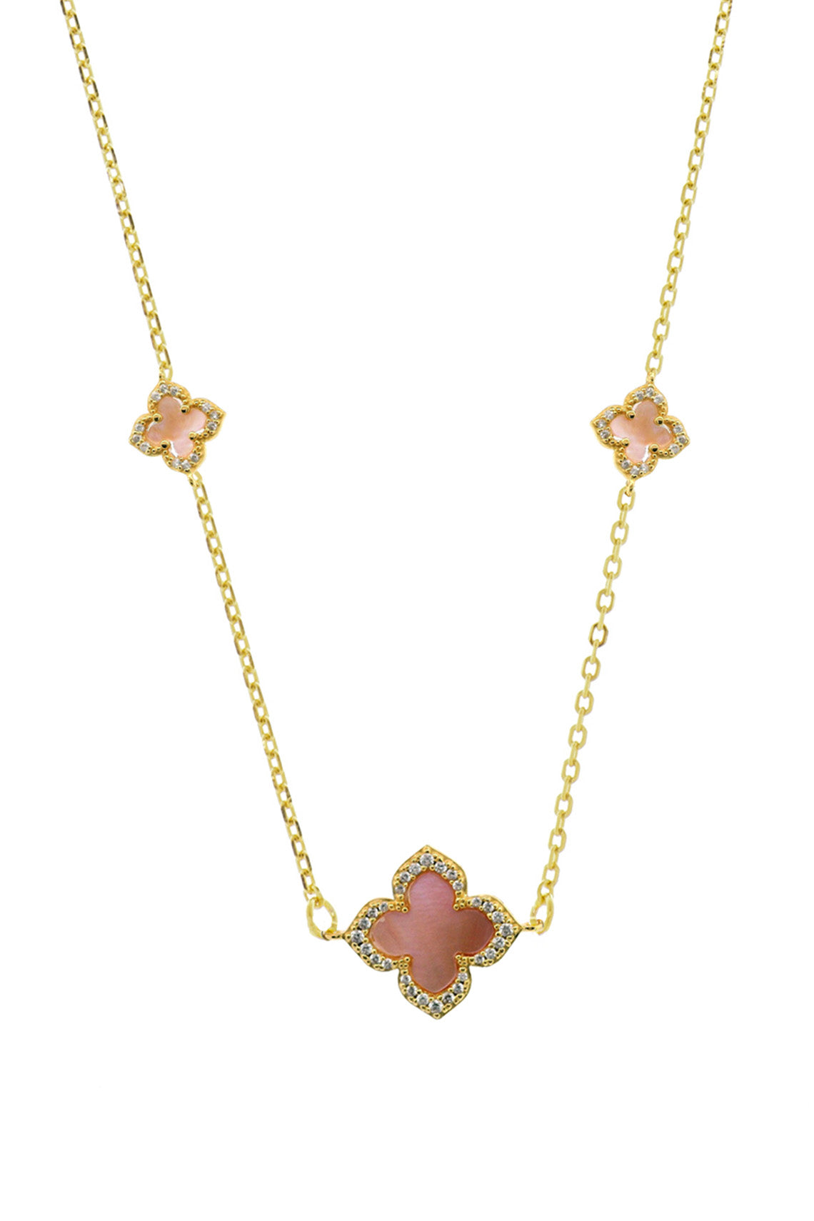 Georgini Sydney Soirée Fairwater Mother of Pearl Deluxe Necklace Gold