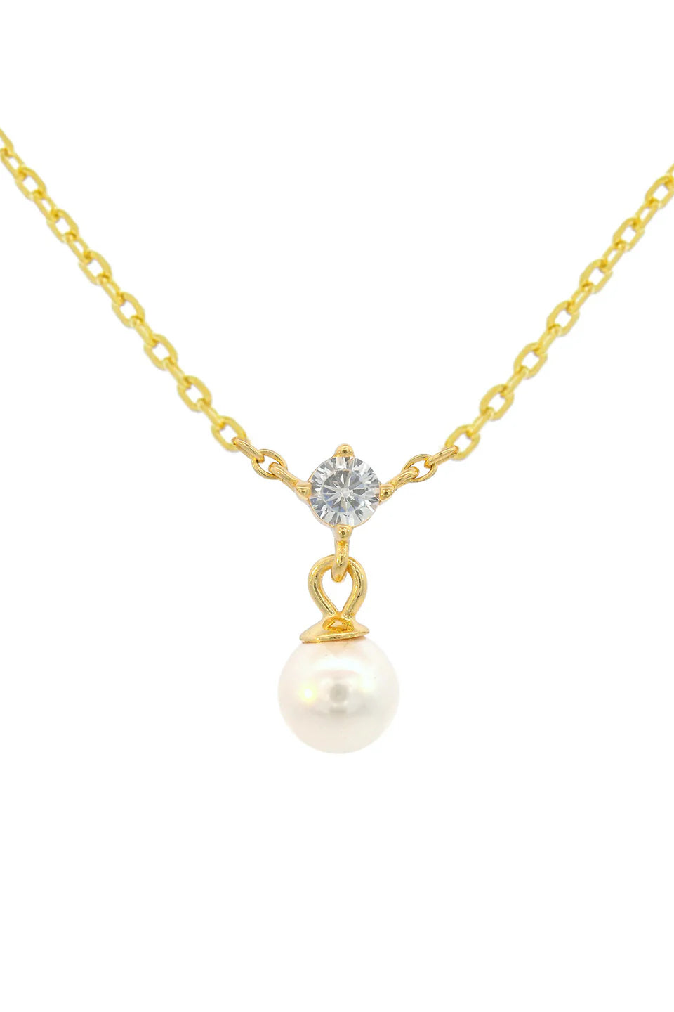 Georgini Adagio Yellow Gold Plated Touch of Sparkle Necklet