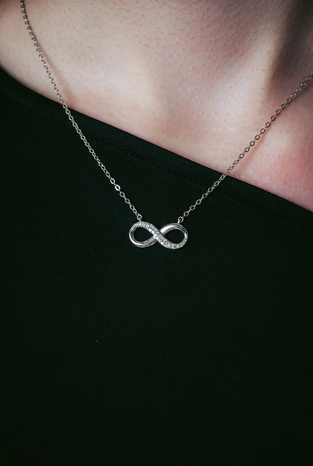 Georgini Forever Infinity Sterling Silver Cubic Zirconia Necklet