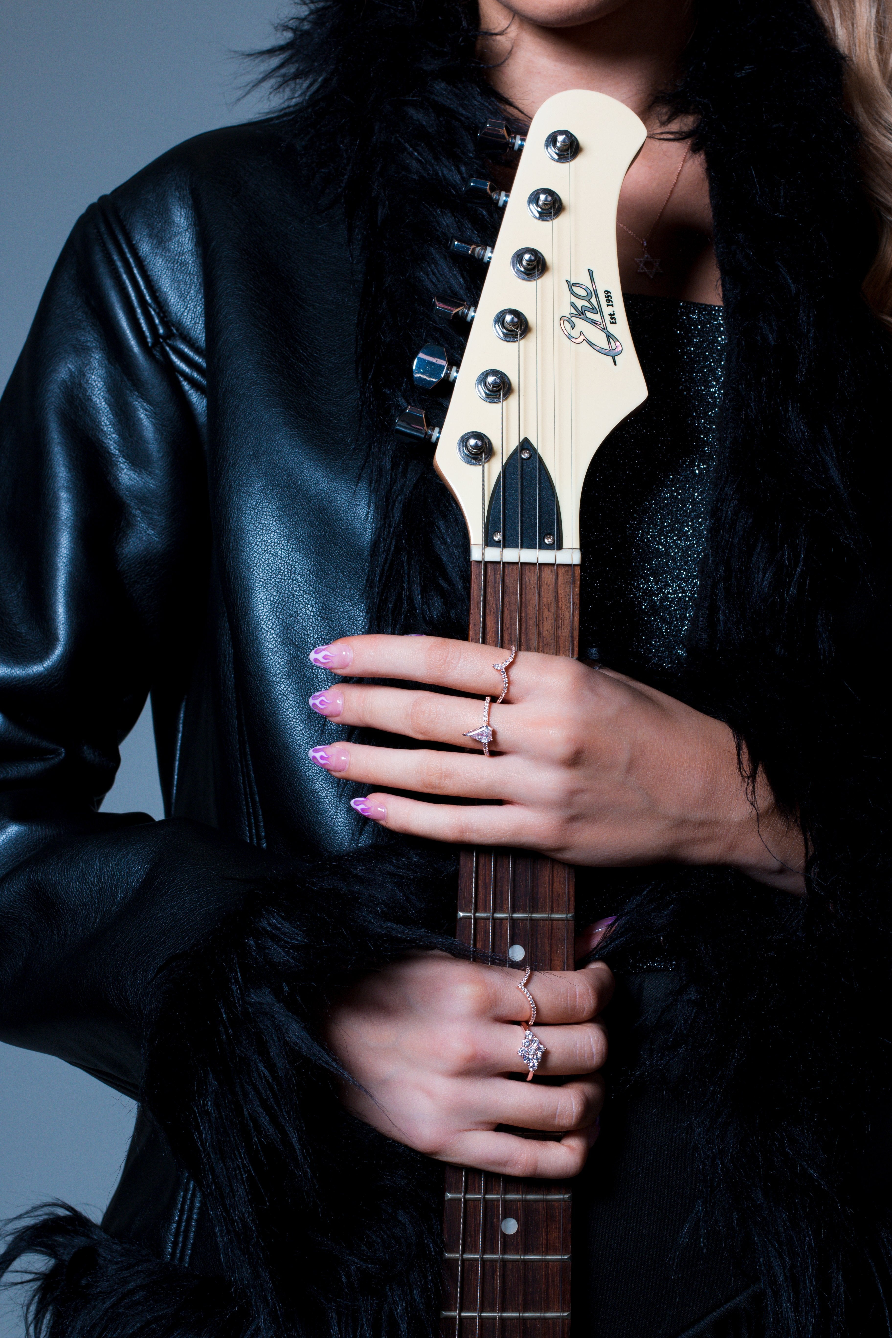 Georgini Rock Star Shield Rose Gold Ring