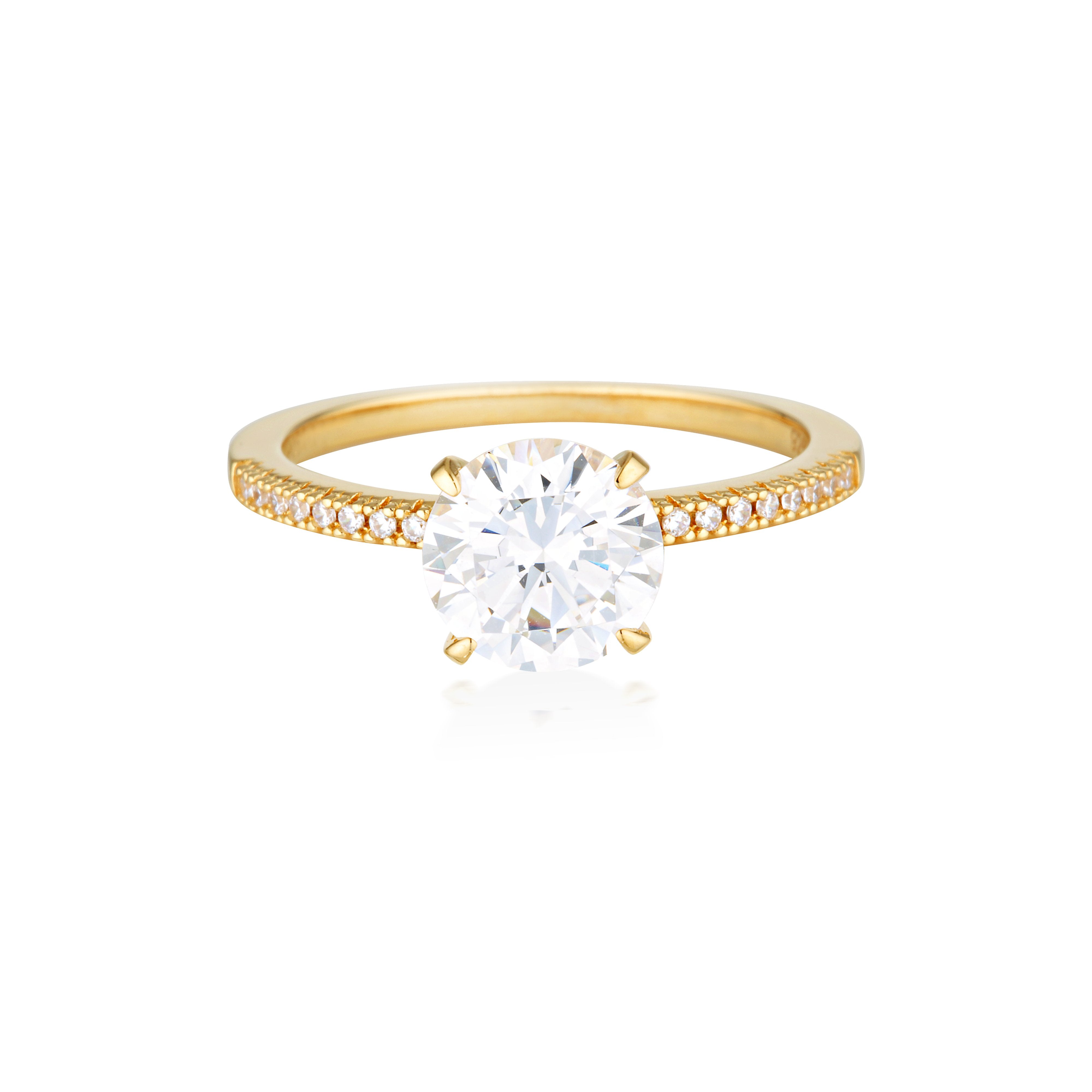 Georgini Iconic Bridal Francesca Ring Gold
