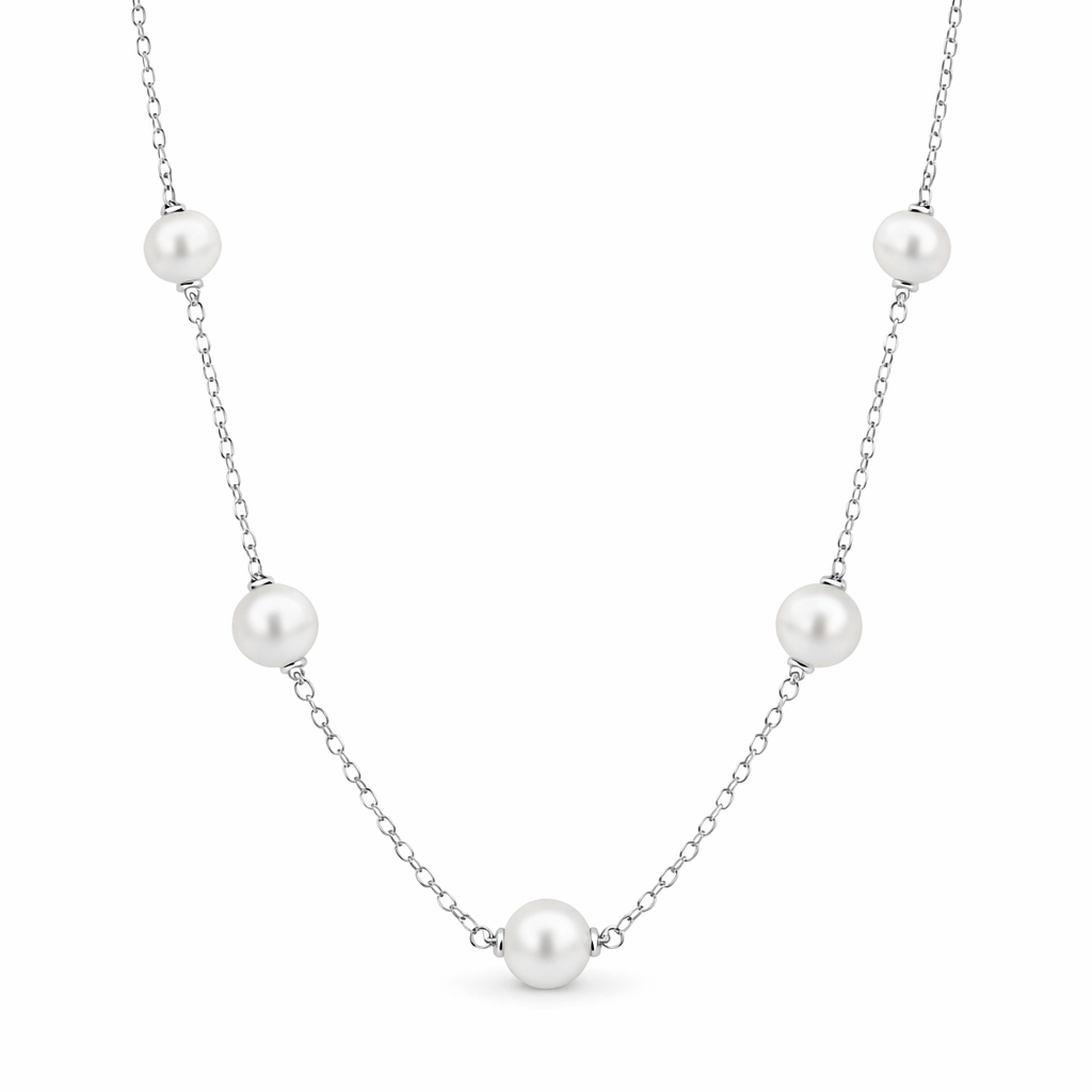 Autore Sterling Silver South Sea Pearl Necklet, 11mm