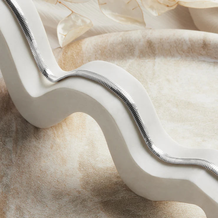 Najo Sterling Silver Celestine Chain