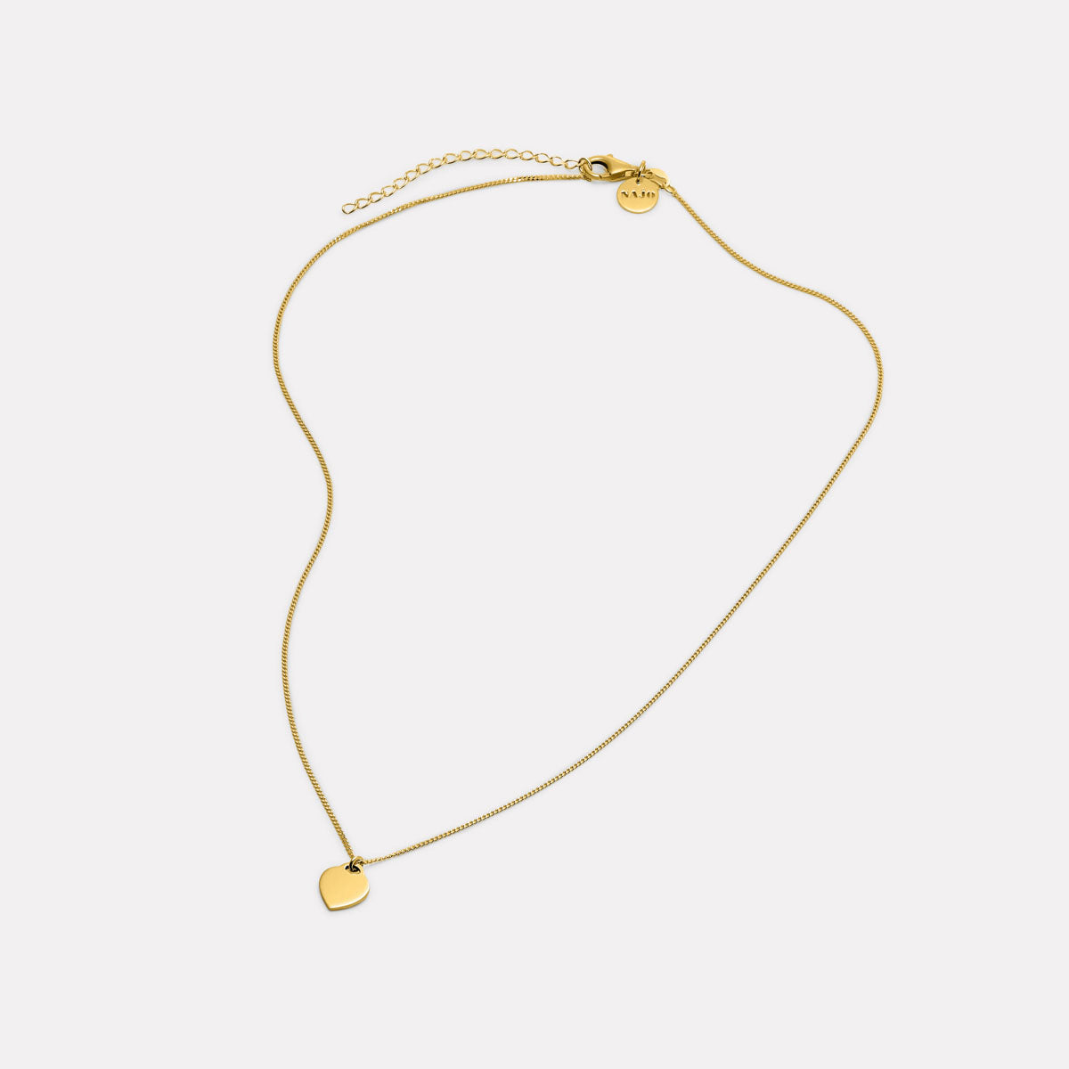 NAJO Promise Necklace Yellow Gold Plated