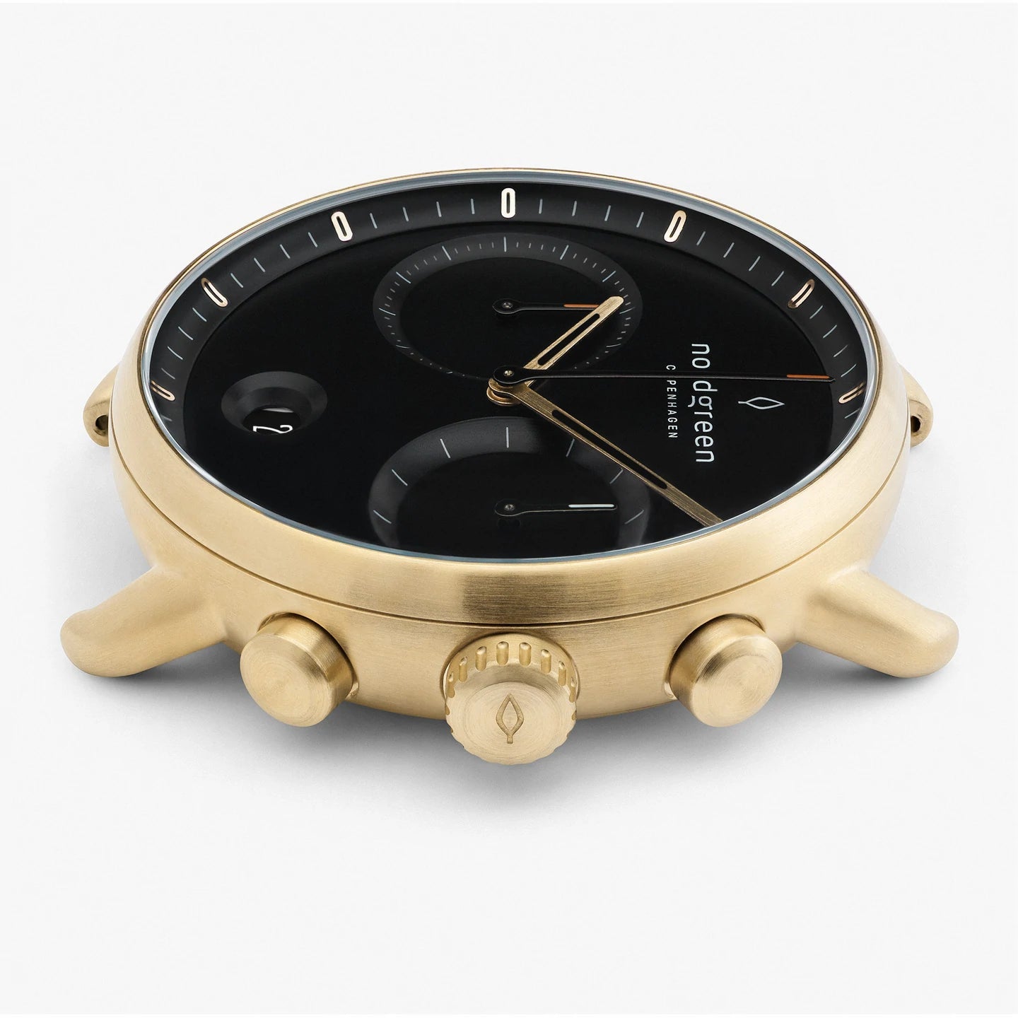 Nordgreen Pioneer 42mm Gold Black Dial Watch - view 3