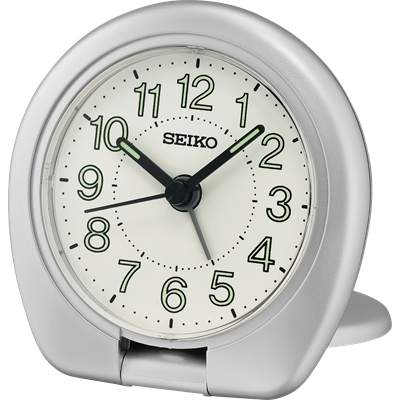 Seiko Travel Alarm Clock, QHT018-S