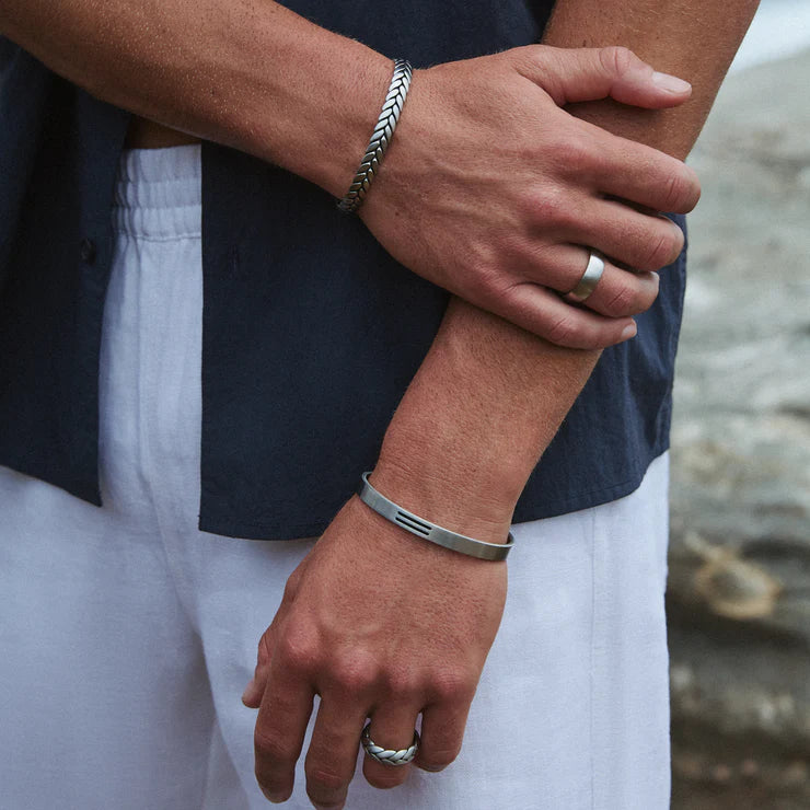 Najo Arc Men's Steel Ring