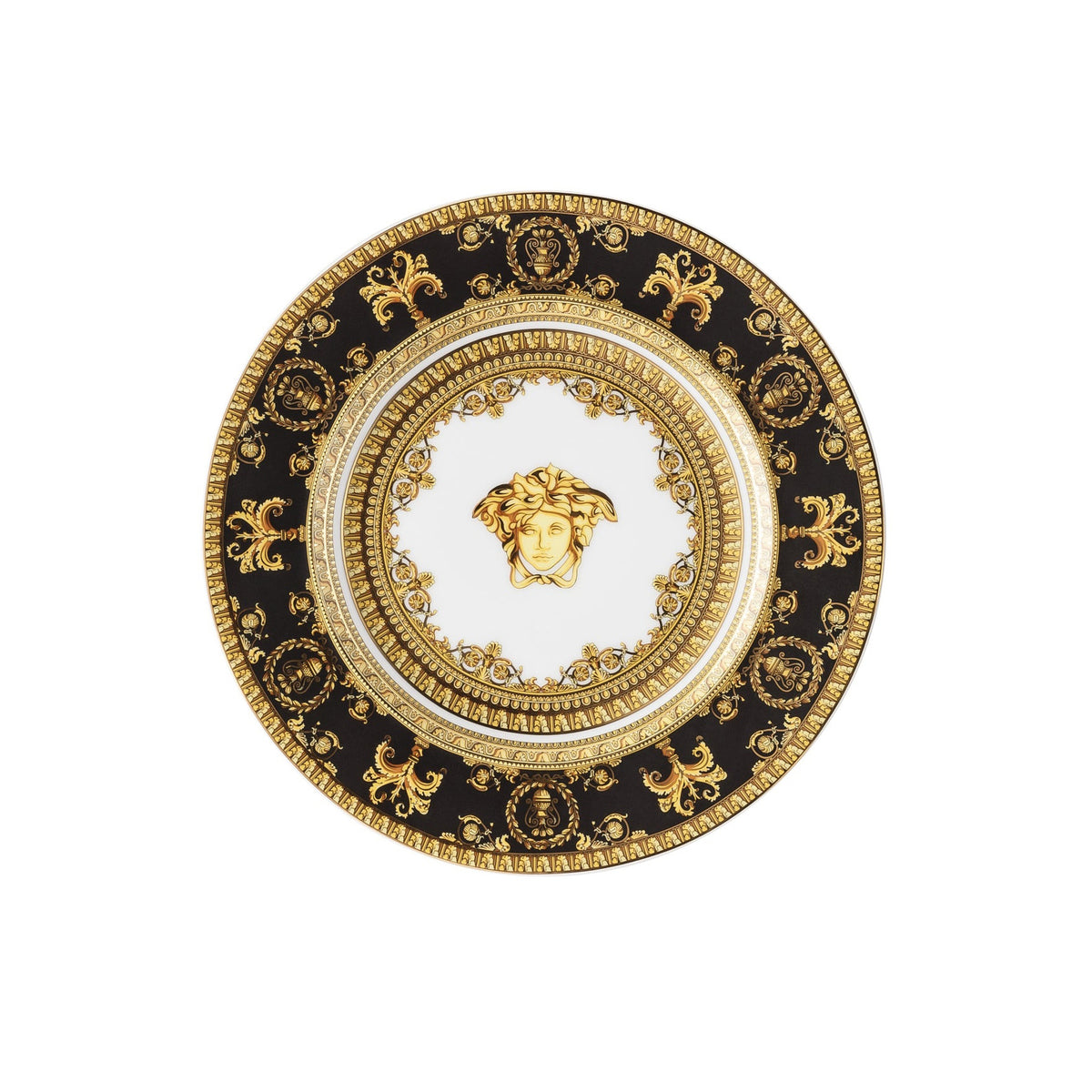 Versace I Love Baroque Nero Plate 18cm