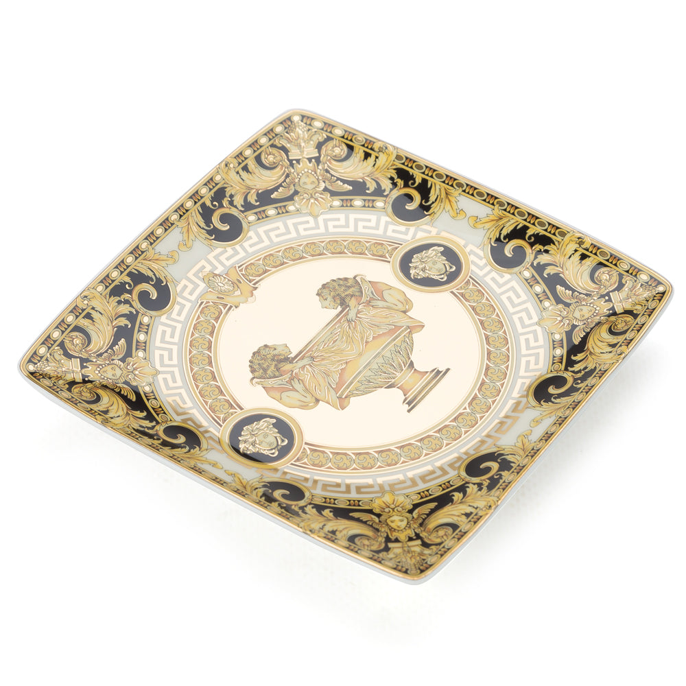 Versace Prestige Gala Square Dish, 12 cm