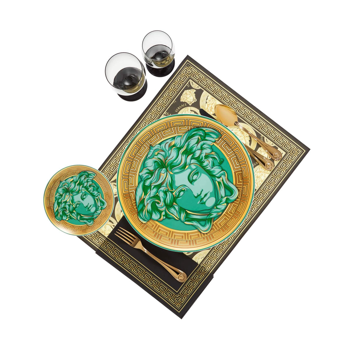 Versace Medusa Amplified Coin Plate 17 cm - Green – view 4