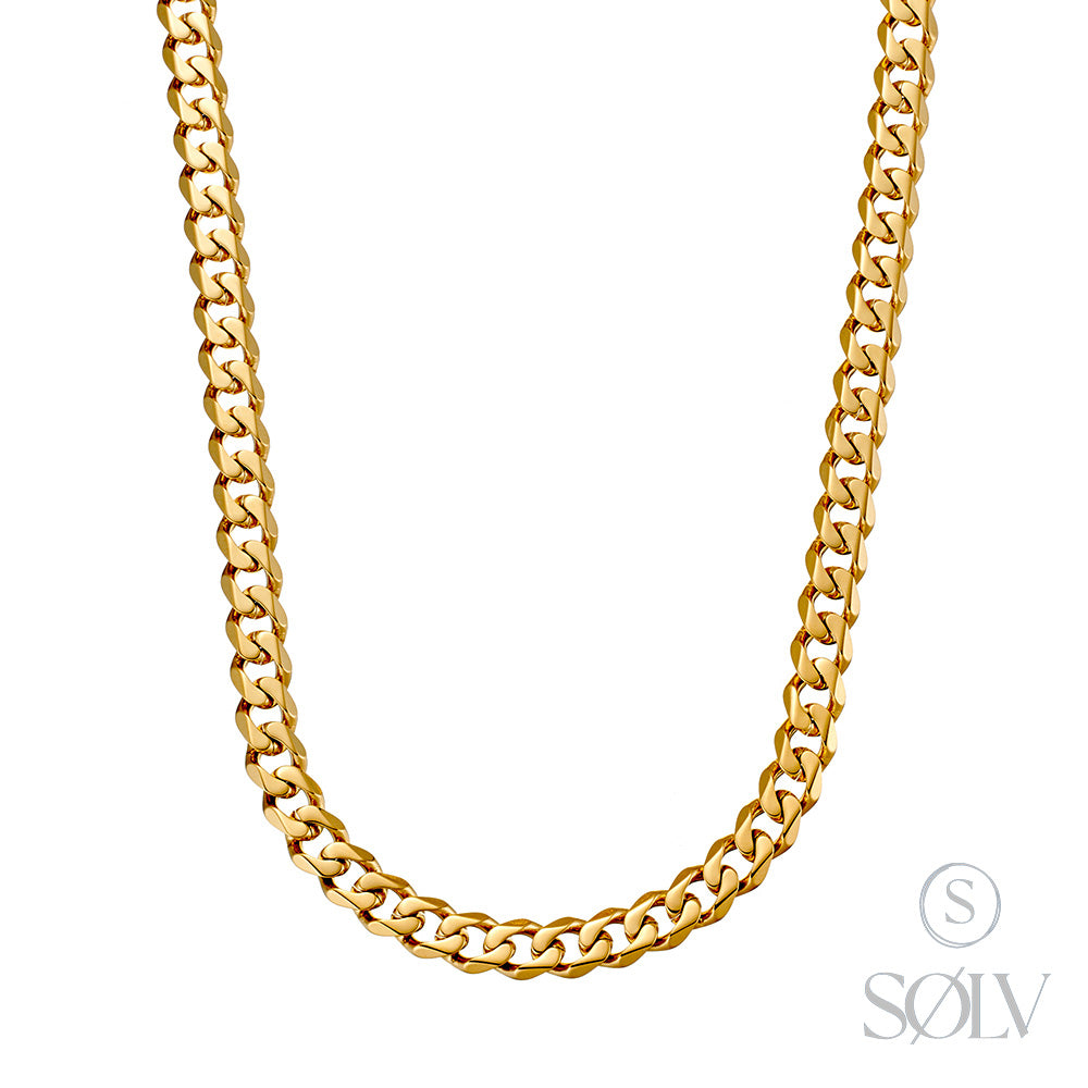 Solv Stainless Steel Curb Link Chain, 60cm