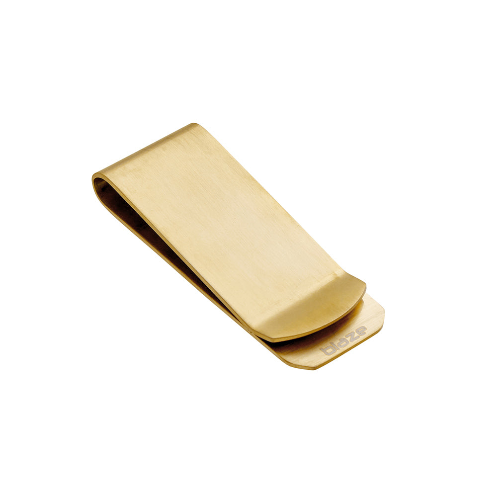 Stainless Steel Gold Plated Money Clip