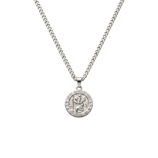 Solv Stainless Steel St Christopher Pendant 20mm