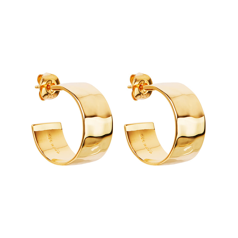 NAJO La Dolce Vita Hoop Earring Gold