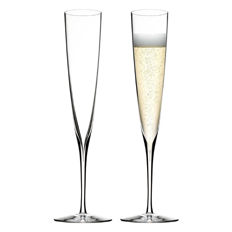 Waterford Elegance Trumpet Flute Pair.