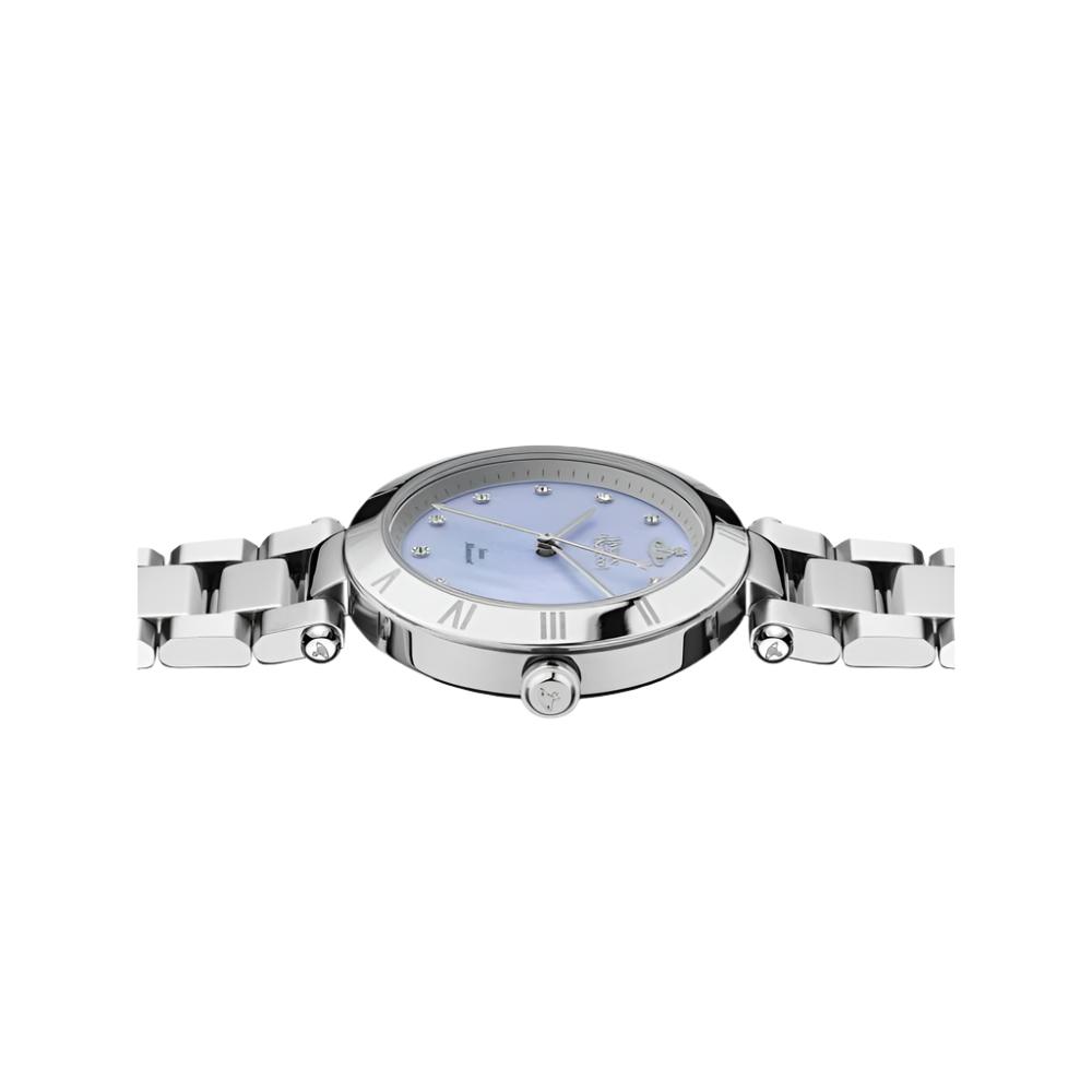 Vivienne Westwood Montague Blue 35mm Silver Watch.