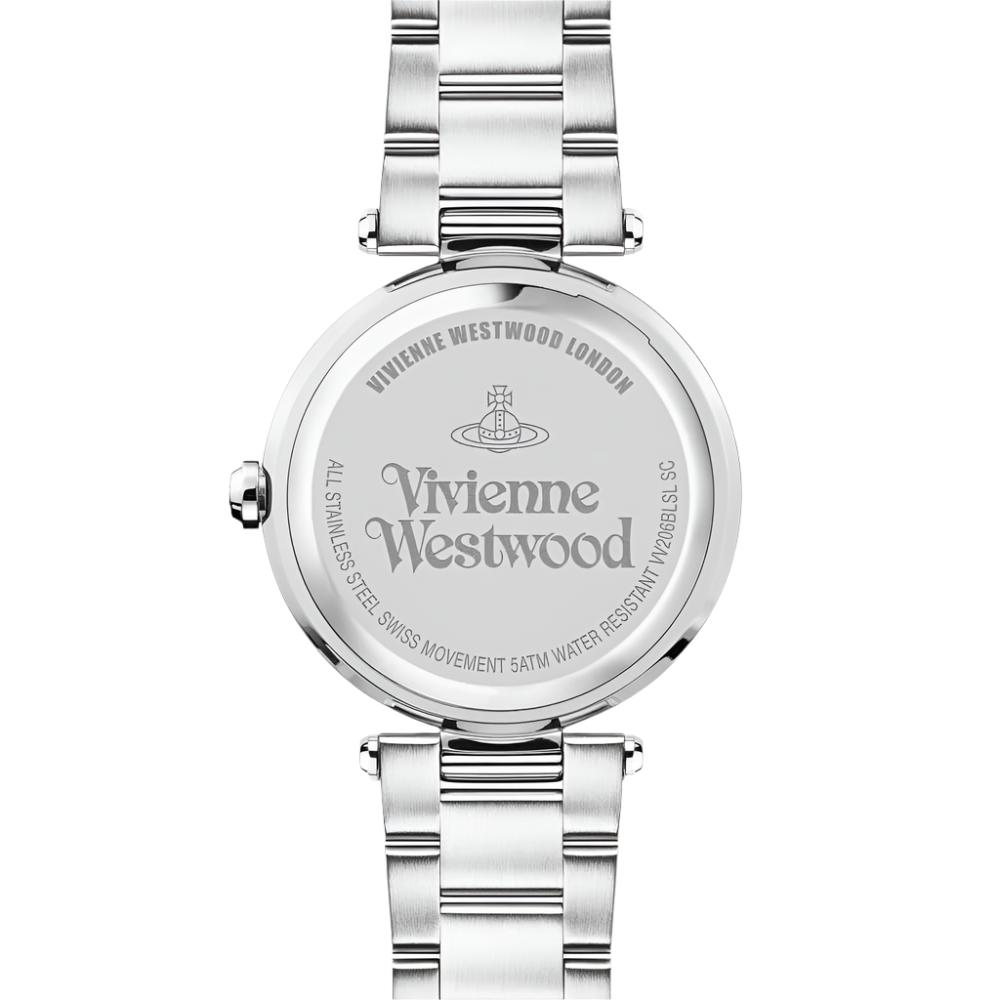 Vivienne Westwood Montague Blue 35mm Silver Watch.