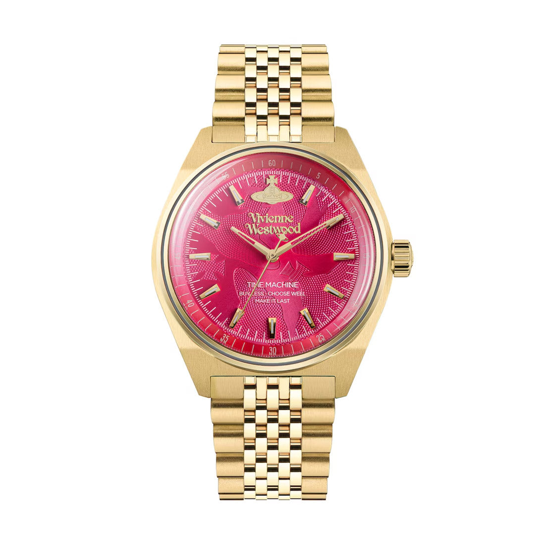 Vivienne Westwood Lady Sydenham 39mm Gold & Pink Watch - VV251RRGD