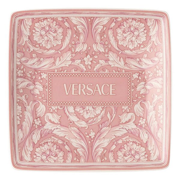 Versace Barocco Rose Square Dish 12 cm