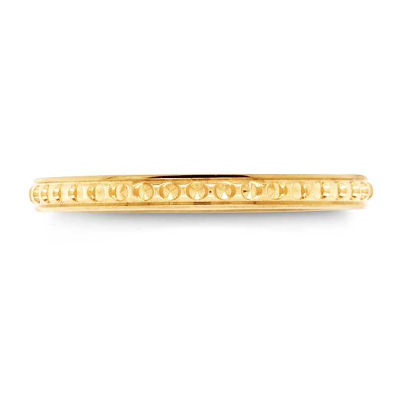 9ct Yellow Gold Patterned Ring