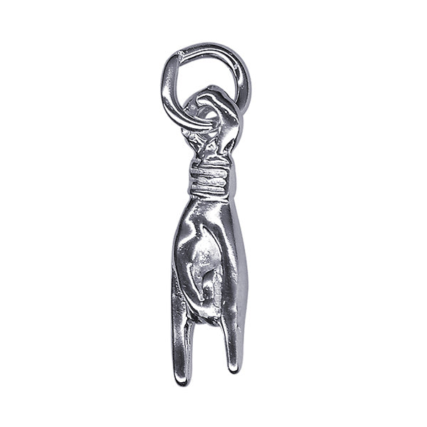 Sterling Silver Hand Charm, 16mm