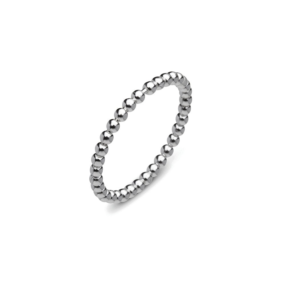 Sterling Silver Ball ring, size 7