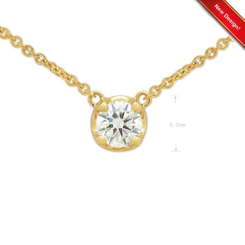 9ct Yellow Gold Diamond anchor pendant, 0.25ct total