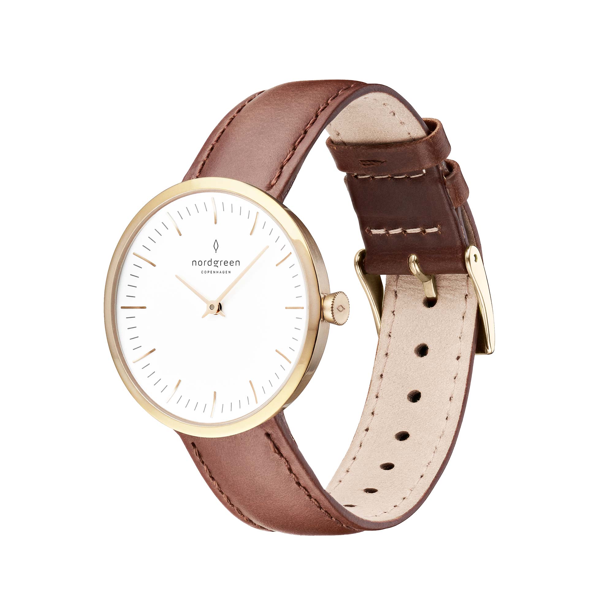 Nordgreen Infinity 32mm Rose gold White Dial Watch - view 3
