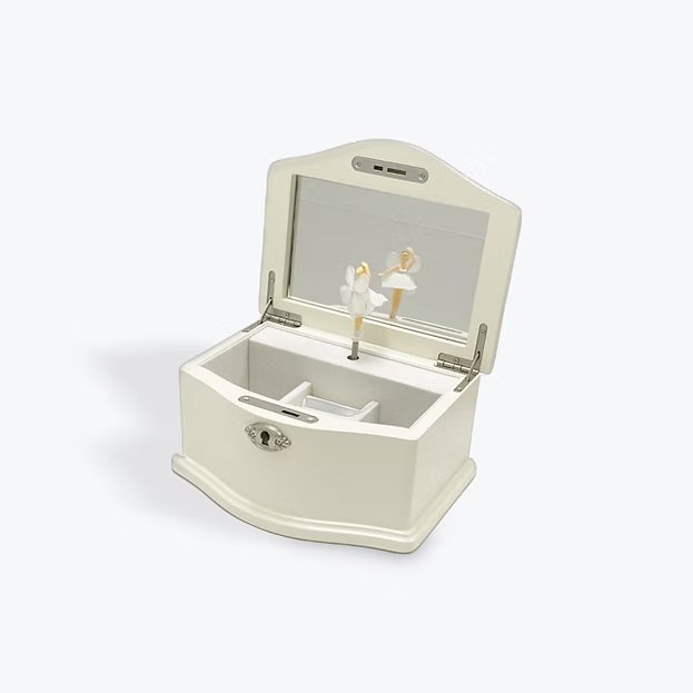 White Ballerina Jewellery Box