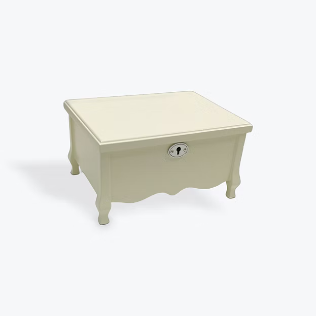 White Ballerina Jewellery Box