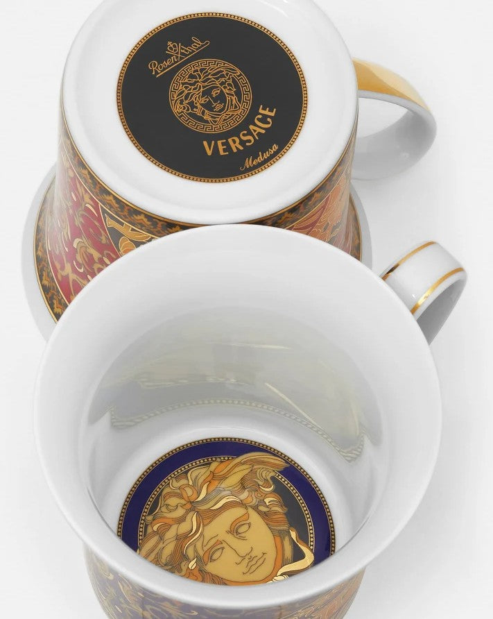 Versace Medusa Blue Mug with Handle