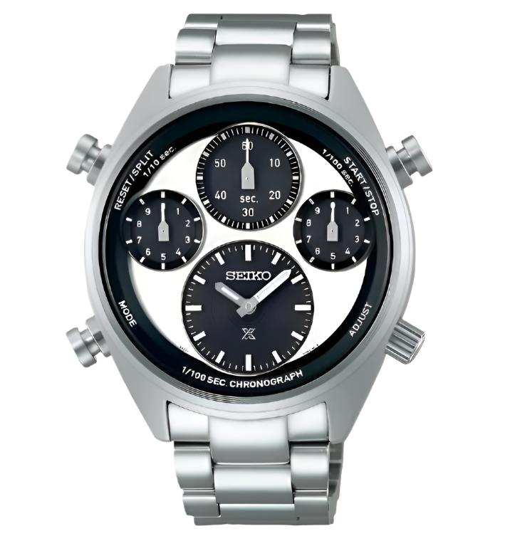 Seiko Prospex 'Panda' Solar Chronograph Men's Watch, SFJ001P