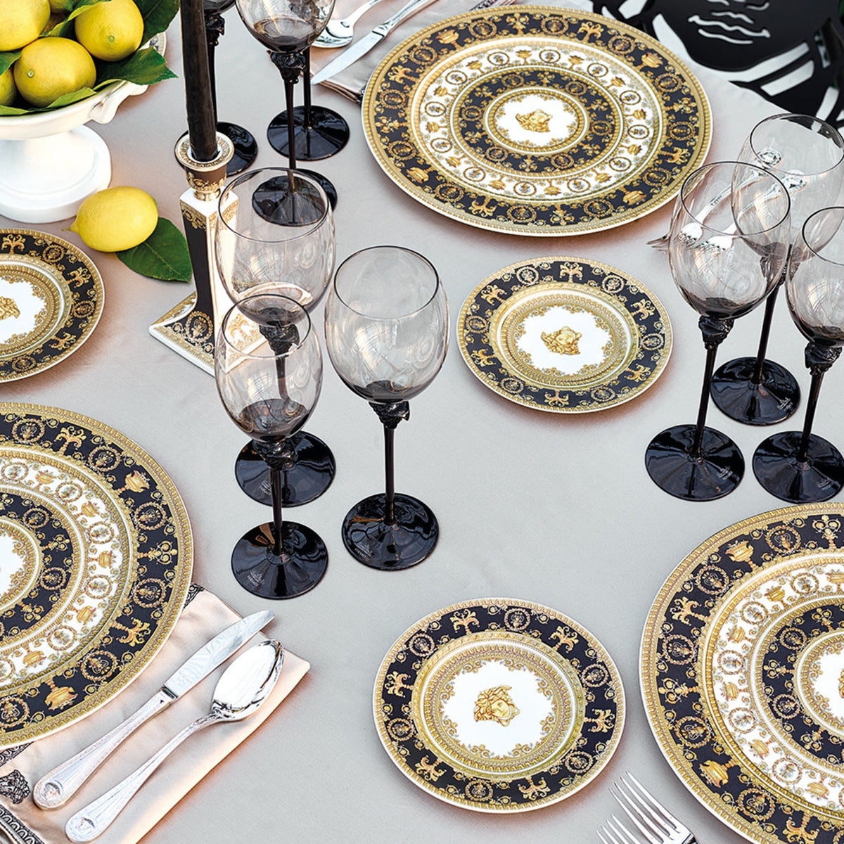 Versace I Love Baroque Nero Plate 18cm – view 2